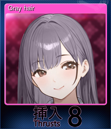 Series 1 - Card 5 of 5 - Gray hair