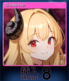 Series 1 - Card 4 of 5 - Blonde hair