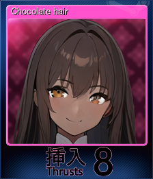 Series 1 - Card 3 of 5 - Chocolate hair