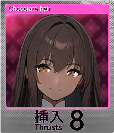 Series 1 - Card 3 of 5 - Chocolate hair