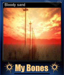 Series 1 - Card 2 of 7 - Bloody sand