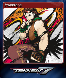 Series 1 - Card 2 of 9 - Hwoarang