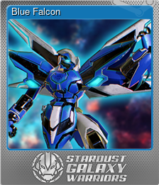 Series 1 - Card 4 of 6 - Blue Falcon