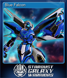 Series 1 - Card 4 of 6 - Blue Falcon