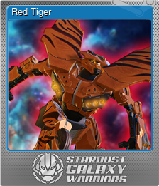Series 1 - Card 3 of 6 - Red Tiger