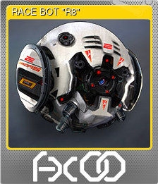 Series 1 - Card 9 of 15 - RACE BOT "R8"
