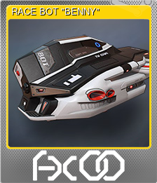 Series 1 - Card 8 of 15 - RACE BOT "BENNY"