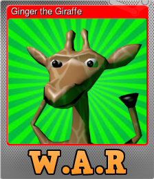 Series 1 - Card 1 of 6 - Ginger the Giraffe