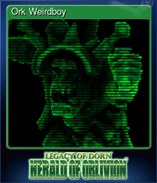 Series 1 - Card 5 of 8 - Ork Weirdboy