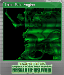 Series 1 - Card 6 of 8 - Talos Pain Engine