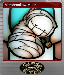Series 1 - Card 4 of 5 - Marshmallow Monk