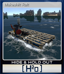 Series 1 - Card 1 of 7 - Makeshift Raft