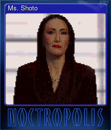 Series 1 - Card 3 of 9 - Ms. Shoto