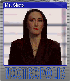 Series 1 - Card 3 of 9 - Ms. Shoto