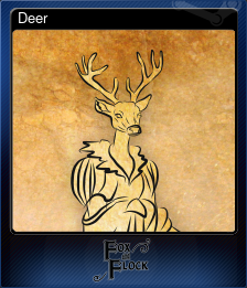Series 1 - Card 4 of 8 - Deer