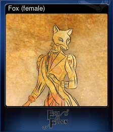 Series 1 - Card 2 of 8 - Fox (female)