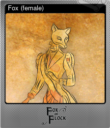 Series 1 - Card 2 of 8 - Fox (female)