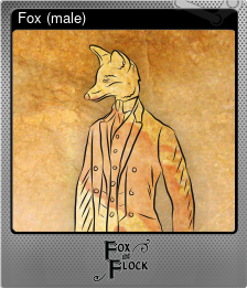 Series 1 - Card 1 of 8 - Fox (male)