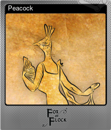 Series 1 - Card 6 of 8 - Peacock
