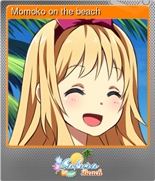 Series 1 - Card 2 of 5 - Momoko on the beach