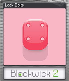 Series 1 - Card 5 of 9 - Lock Bolts