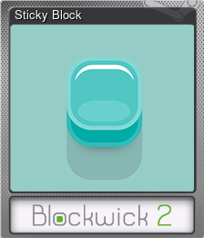Series 1 - Card 8 of 9 - Sticky Block