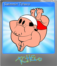 Series 1 - Card 7 of 9 - Swimmin' Tcheco