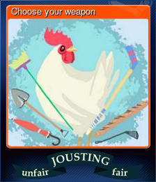 Series 1 - Card 6 of 9 - Choose your weapon
