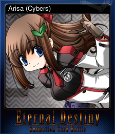 Series 1 - Card 2 of 9 - Arisa (Cybers)