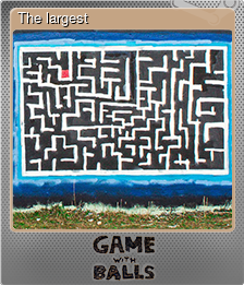 Series 1 - Card 2 of 6 - The largest