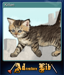 Series 1 - Card 4 of 6 - Kitten