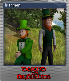 Series 1 - Card 6 of 8 - Irishmen