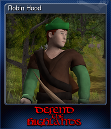 Series 1 - Card 4 of 8 - Robin Hood