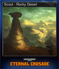 Series 1 - Card 3 of 9 - Scout - Rocky Desert