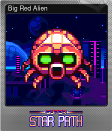 Series 1 - Card 7 of 15 - Big Red Alien