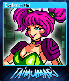 Series 1 - Card 2 of 7 - Explosion Girl