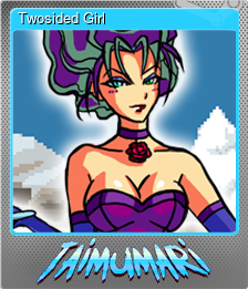 Series 1 - Card 3 of 7 - Twosided Girl