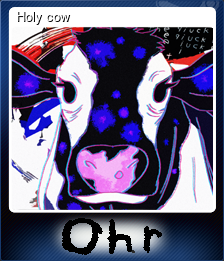 Series 1 - Card 5 of 5 - Holy cow
