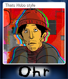 Series 1 - Card 3 of 5 - Thats Hobo style
