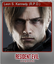 Series 1 - Card 4 of 8 - Leon S. Kennedy (R.P.D.)