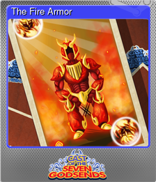 Series 1 - Card 1 of 7 - The Fire Armor