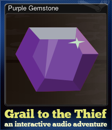 Series 1 - Card 5 of 5 - Purple Gemstone