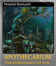 Series 1 - Card 3 of 5 - Hospital Backyard