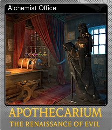 Series 1 - Card 1 of 5 - Alchemist Office