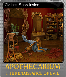 Series 1 - Card 2 of 5 - Clothes Shop Inside