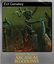 Series 1 - Card 3 of 5 - Evil Cemetery