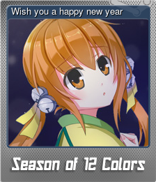 Series 1 - Card 3 of 5 - Wish you a happy new year