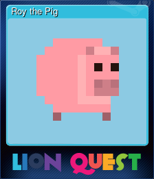 Series 1 - Card 9 of 9 - Roy the Pig