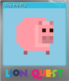 Series 1 - Card 9 of 9 - Roy the Pig