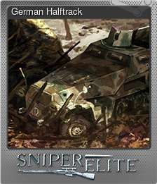 Series 1 - Card 1 of 6 - German Halftrack